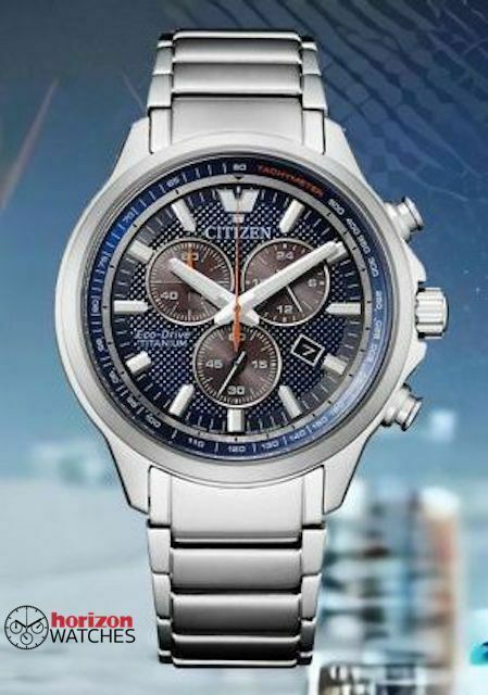 Citizen Eco-Drive Super sold Titanium Men's Chronograph Watch AT2471-58L