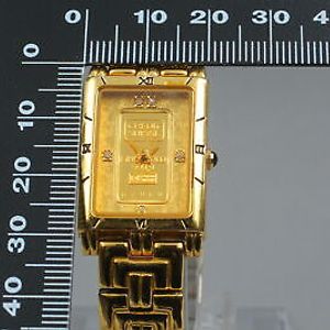 Near MINT] Elgin Credit Suisse 1 Gram 999.9 Gold Ingot Unisex