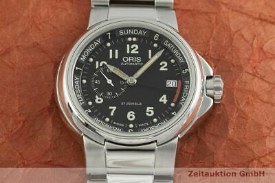 Oris 7496 Automatik Herrenuhr Edelstahl Saphirglas Cal. 643