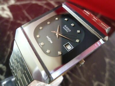 BEAUTIFUL!! RADO DIASTAR 129.0168.3 DATE MEN'S VINTAGE