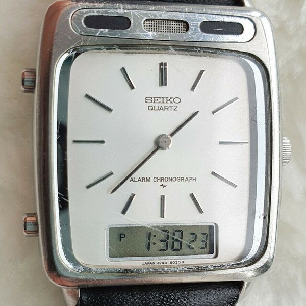 Seiko H249 5020. Digi-ana dual display. Jan 1981 First model. Needs  attention | WatchCharts