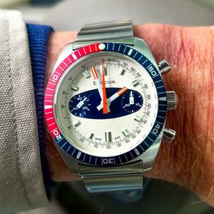 新同BULOVA AccuSwiss クロノグラフ ETA7750互換SW500 New Bulova