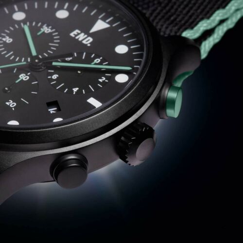 End X Timex Timepiece Project .02 Watch Blackout Black Green WatchCharts Marketplace