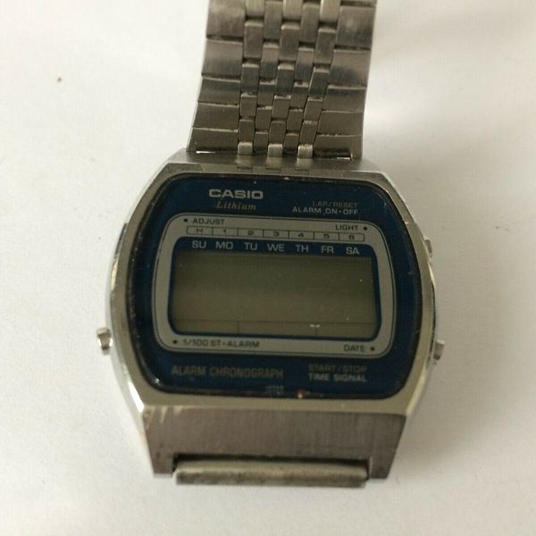 Vintage Seiko A259â 5090 Digital Alarm-Chrono LCD Watch-Nice