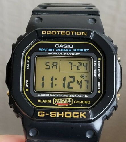 Casio DW-5600EG G-Shock GOLD JDM FOX FIRE original G-Shock working