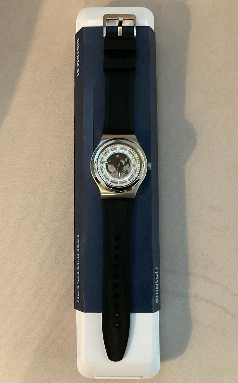 155 USD] SWATCH SISTEM THROUGH AGAIN AUTO | WatchCharts Marketplace