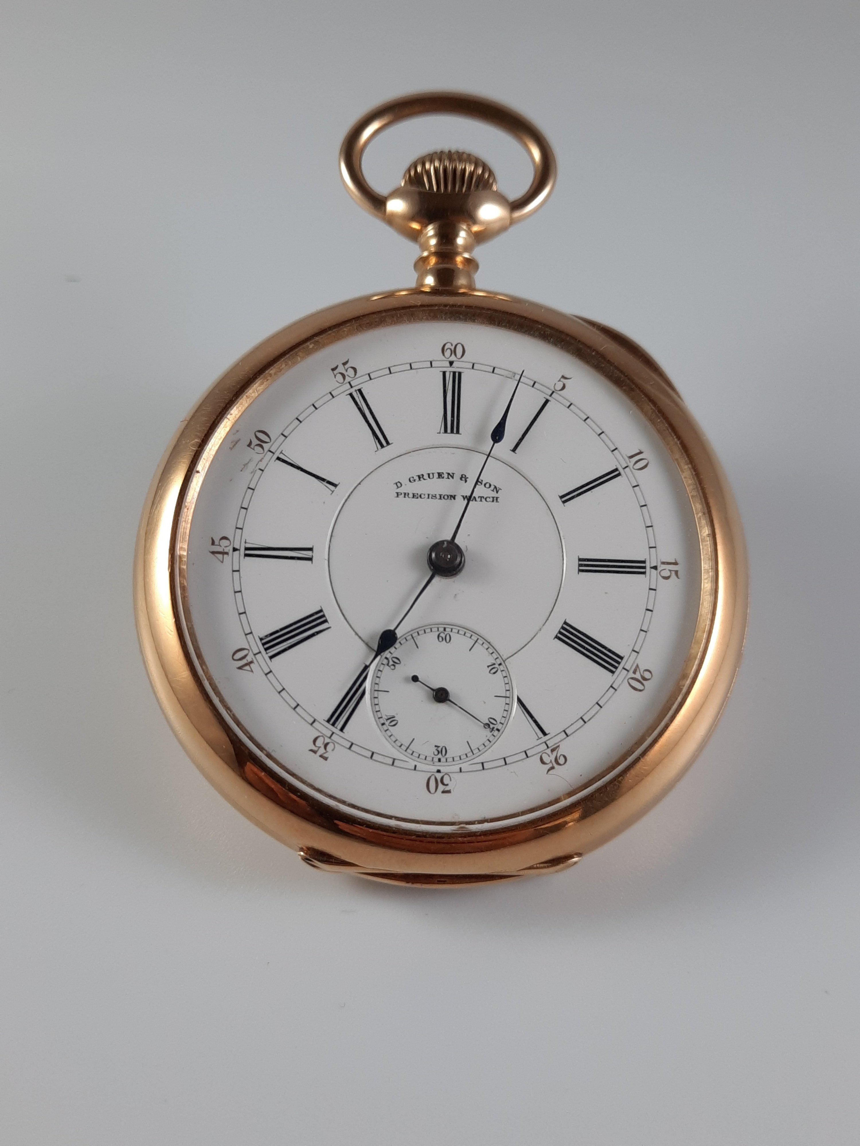 Gruen pocket watch outlet value