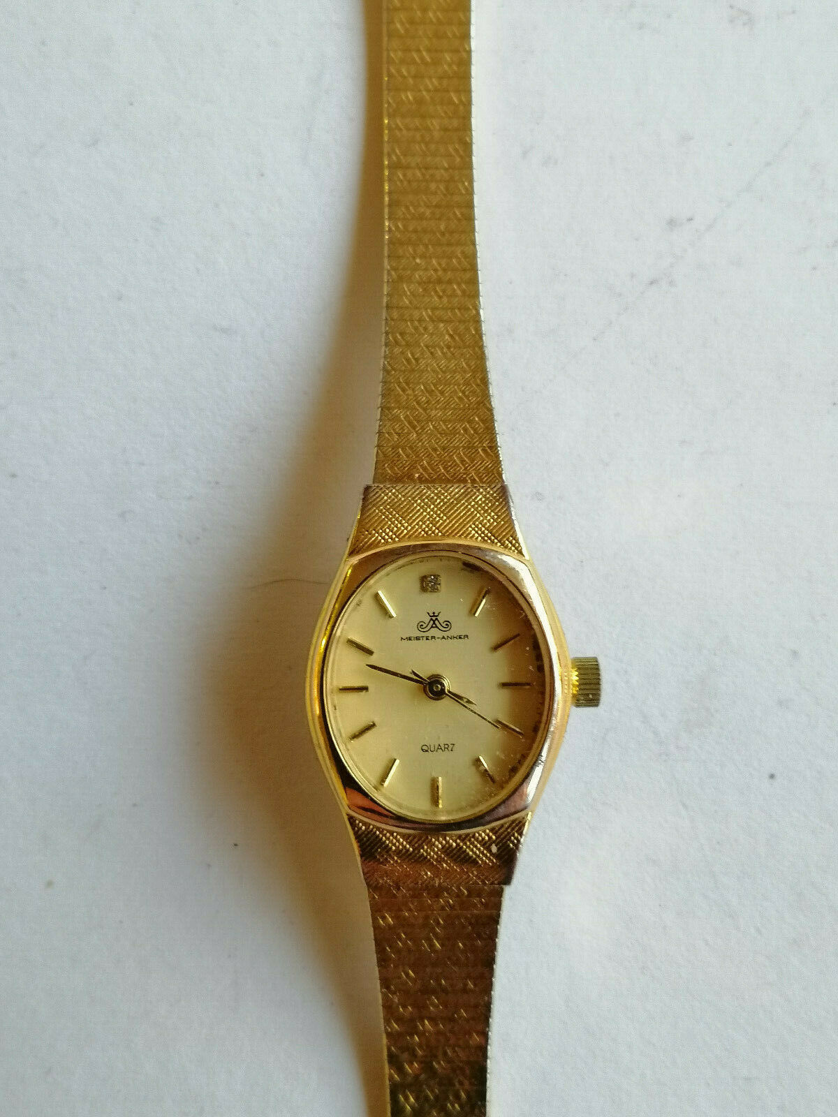 Armbanduhren Meister Anker Damenuhr Gold MEISTER ANKER Damen Uhr
