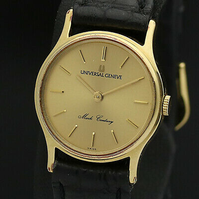 UNIVERSAL GENEVE Watch Mark Century Quartz 18K Gold Plated T1155