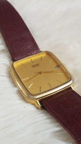 Seiko vintage quartz 7432-5030 Mens Dress watch with Date Indicator |  WatchCharts