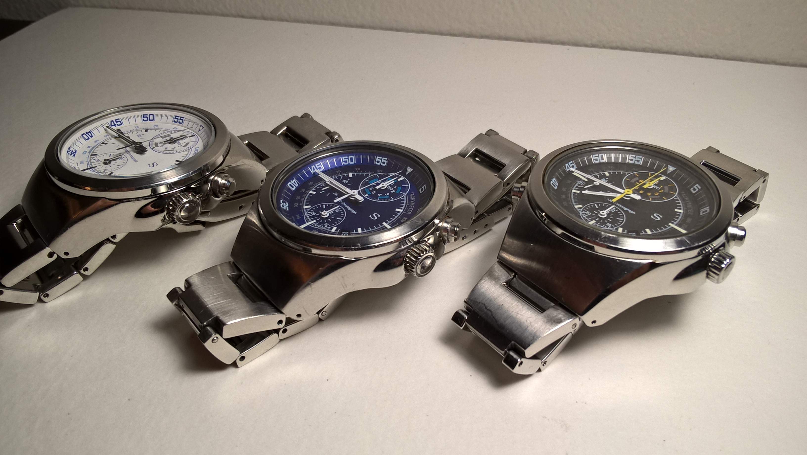 FS: Three Seiko SUS 7T52-6B00 (SCFV001 SCFV003 SCFV005) 1/100 Chronographs  - Catalogue Set! | WatchCharts Marketplace