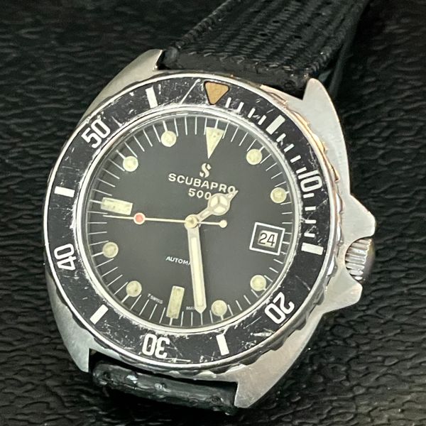 Last Drop Vintage SCUBAPRO 500 Auto Diver WatchCharts Marketplace