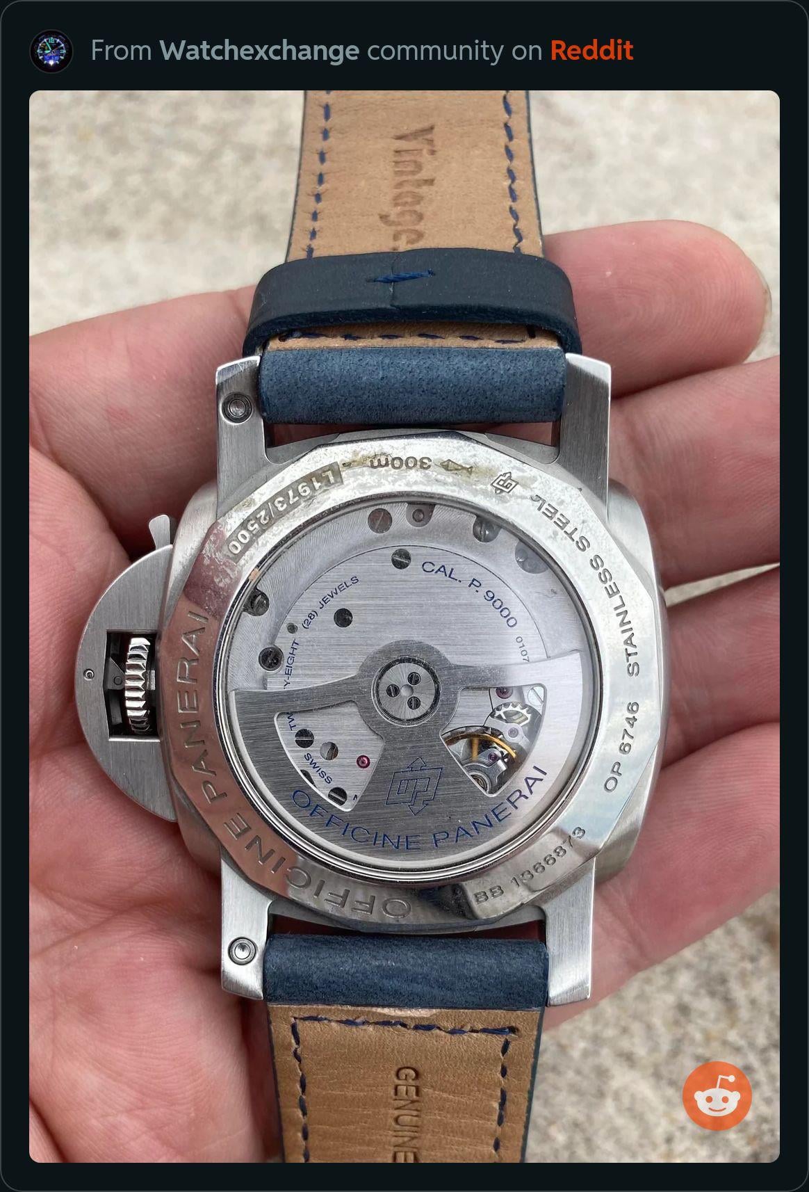 WTS Panerai Luminor Marina 1950 44MM PAM00312 PAM 312 PAM312