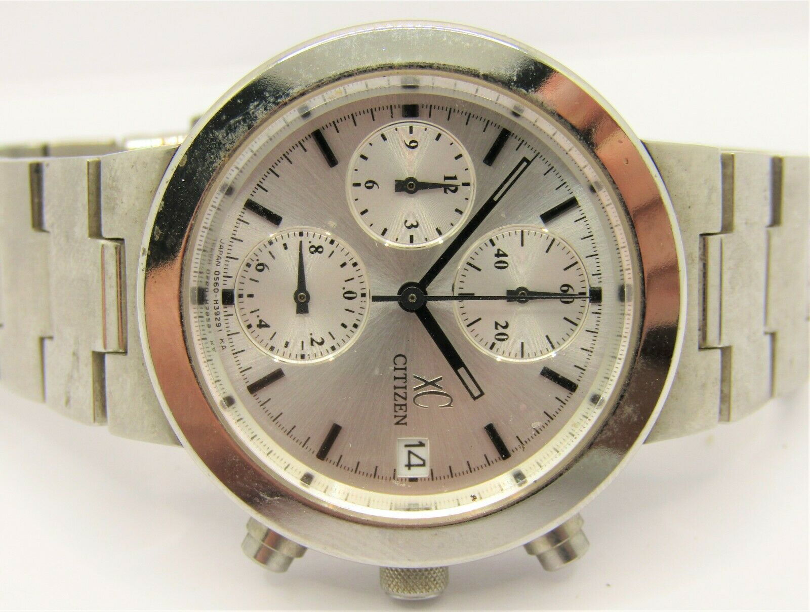 CITIZEN xC DURATECT Chronograph 0560-H25969.Y Mens Quartz Watch c.2010  WR50M | WatchCharts Marketplace