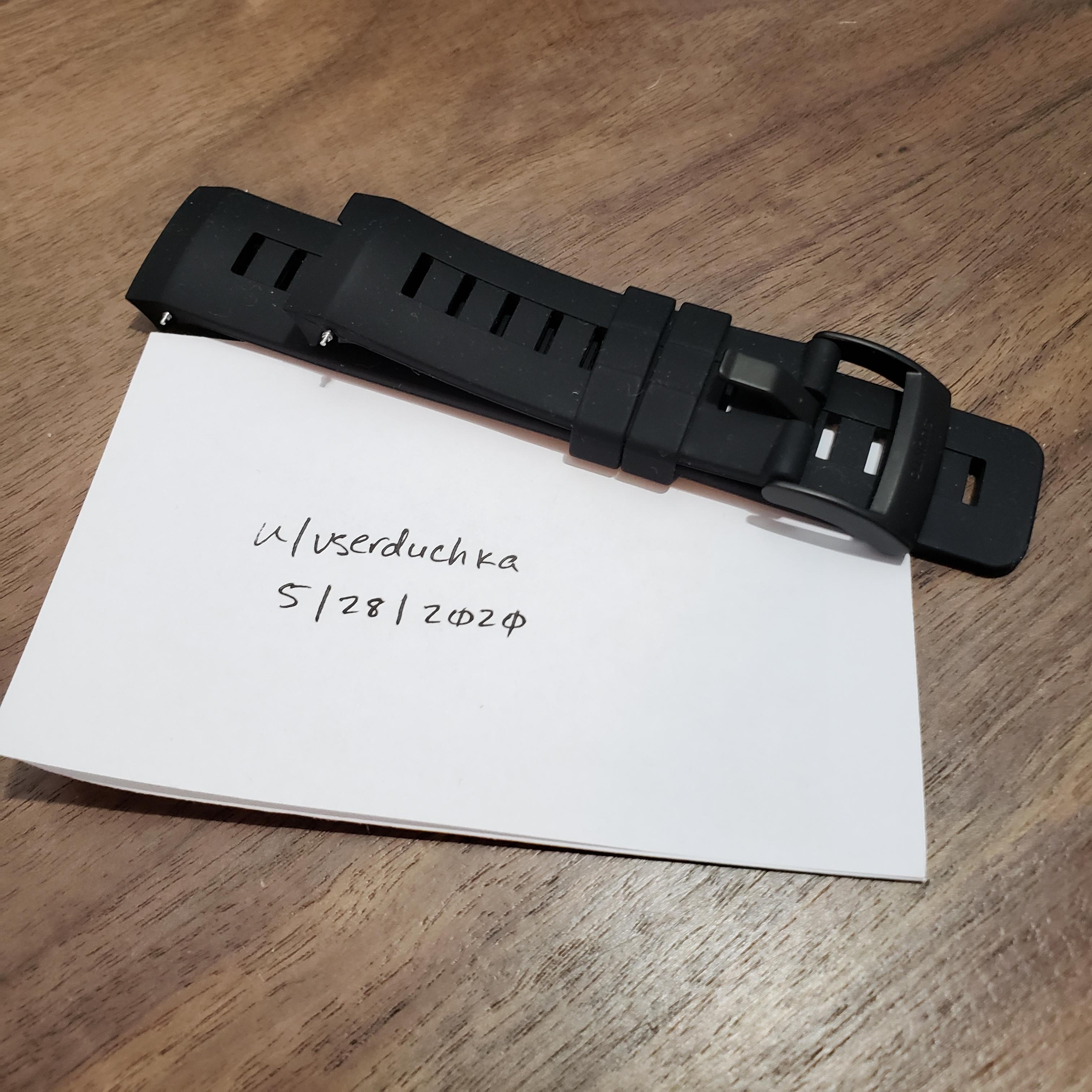 WTS Suunto Traverse Alpha Silicone Strap Like New WatchCharts