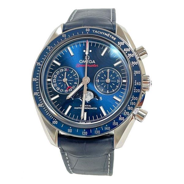 FS: Omega Speedmaster Moonphase Chronograph 44mm Blue 304.33.44.52.03 ...