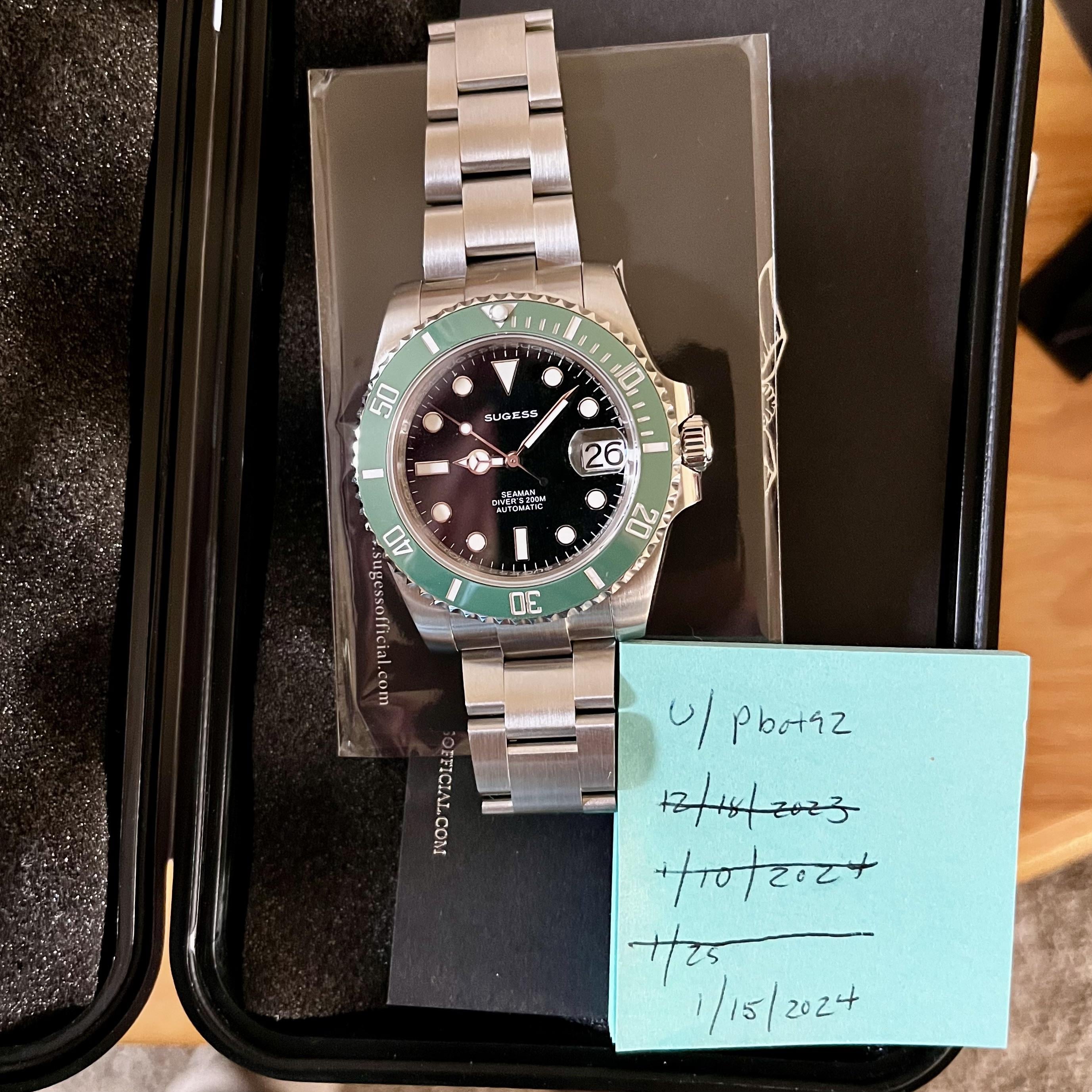 WTS] Sugess Ocean Star Sub - $150 | WatchCharts Marketplace