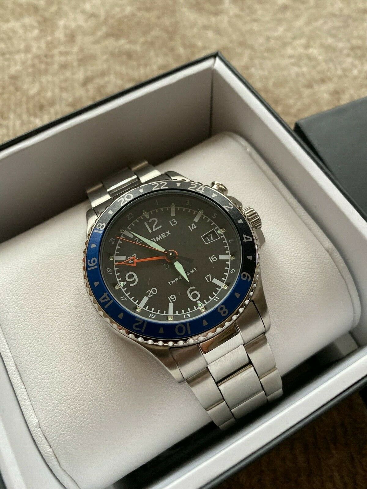 timex allied 3 gmt for sale