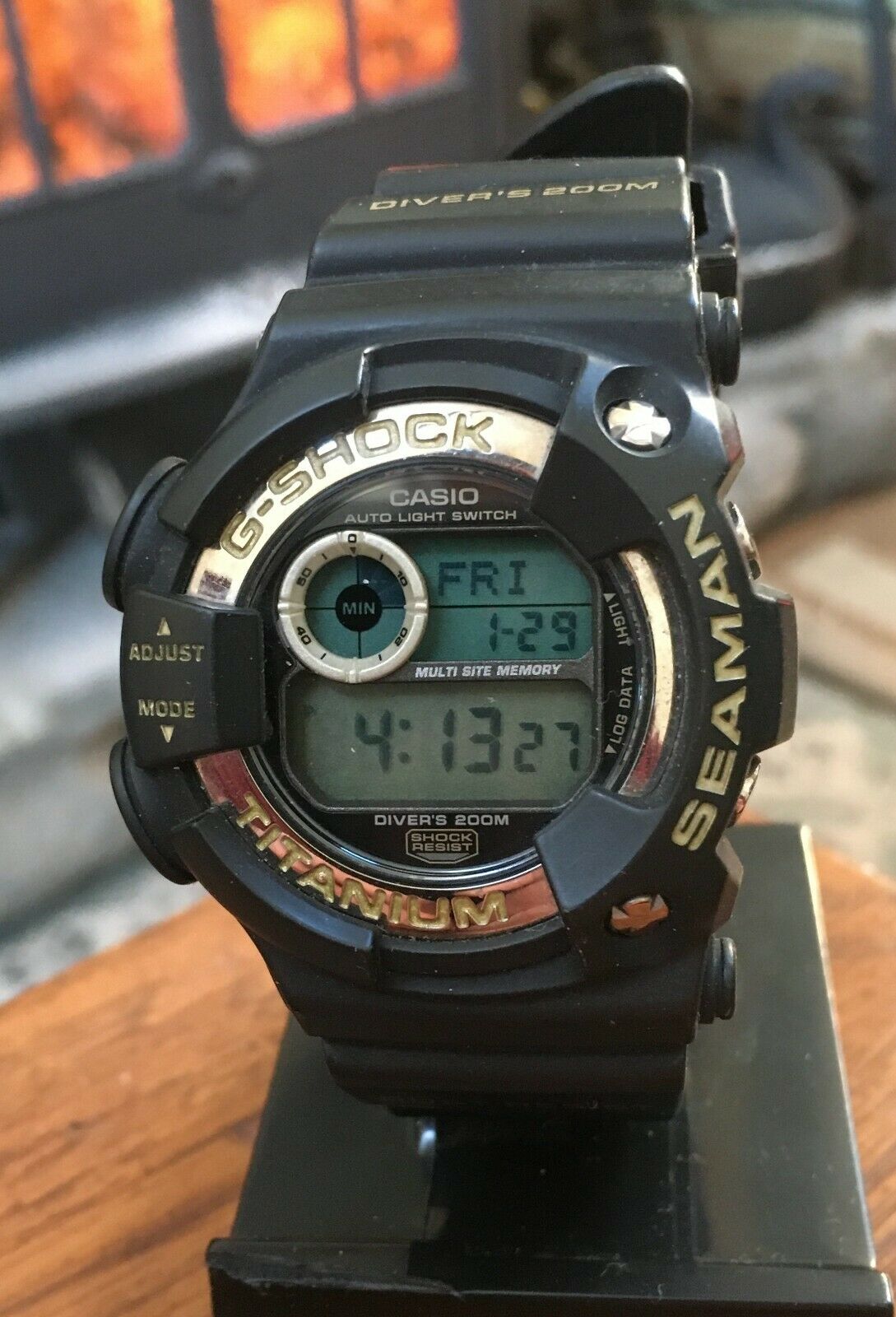 Vintage Casio G-Shock Titanium FROGMAN Limited SEAMAN DW-9950