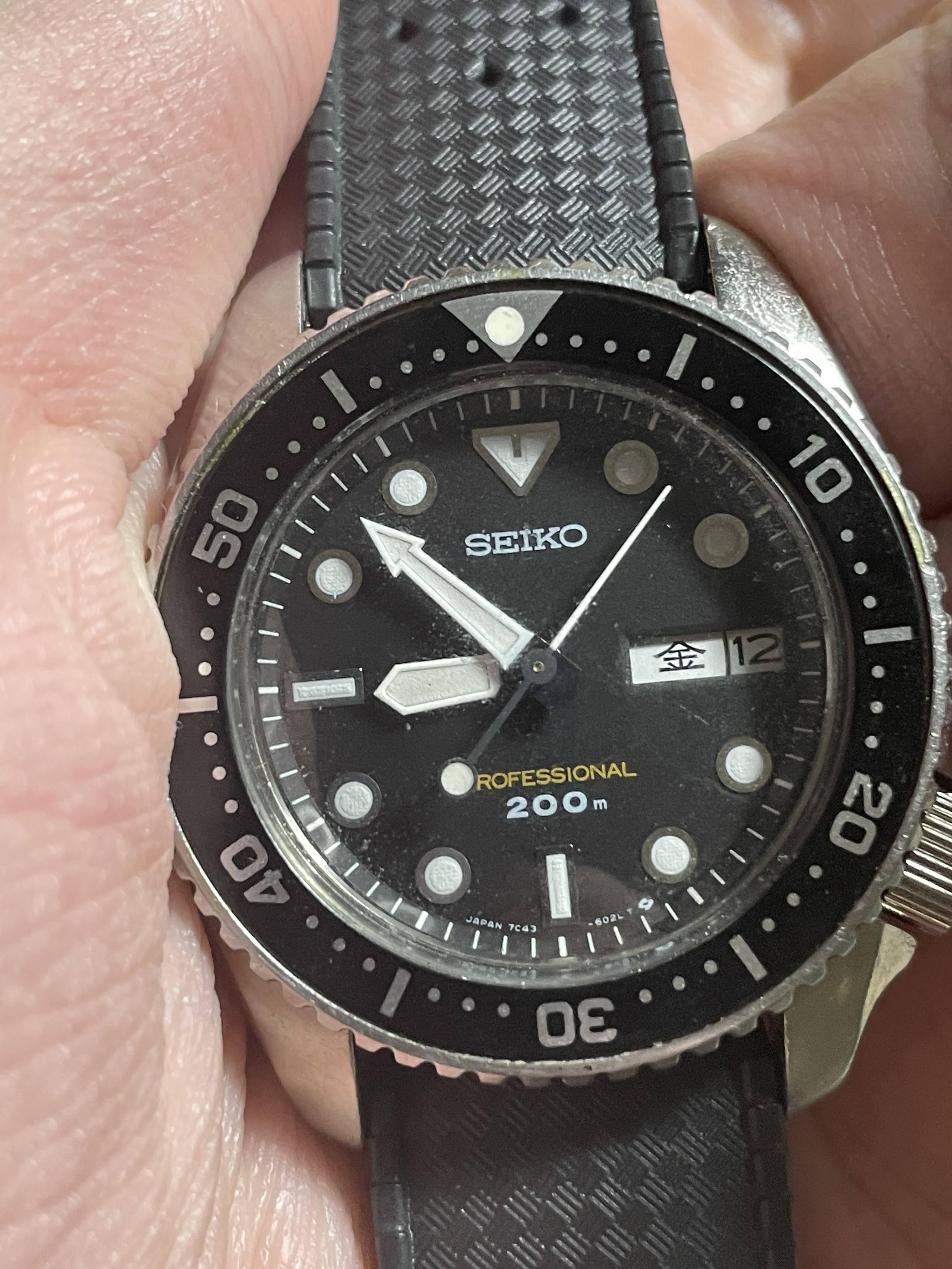 WTS Seiko Mid Size Diver 7C43 6010 WatchCharts Marketplace