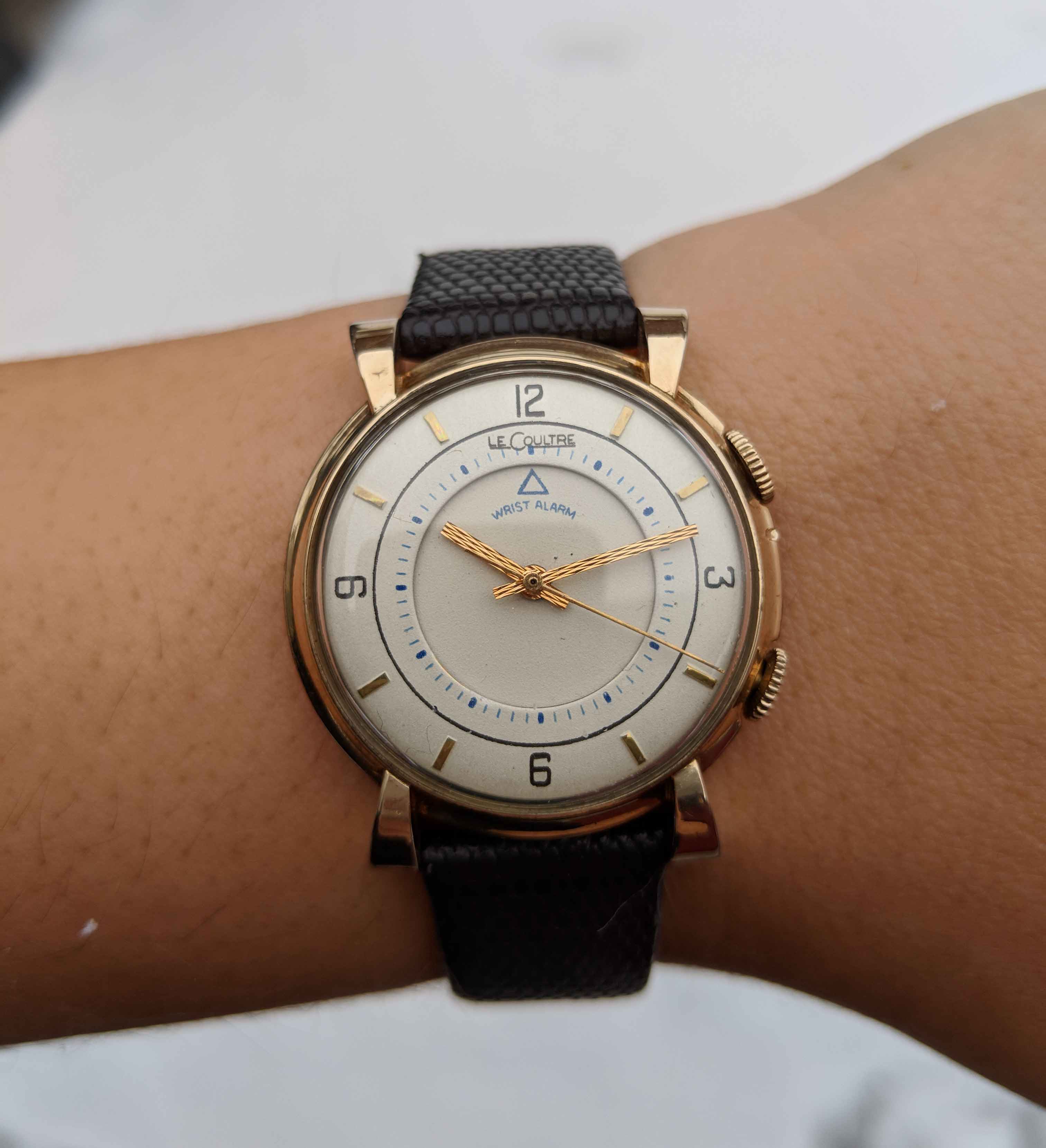 WTS Jaeger LeCoultre Wrist Alarm cal. 489 1. excellent