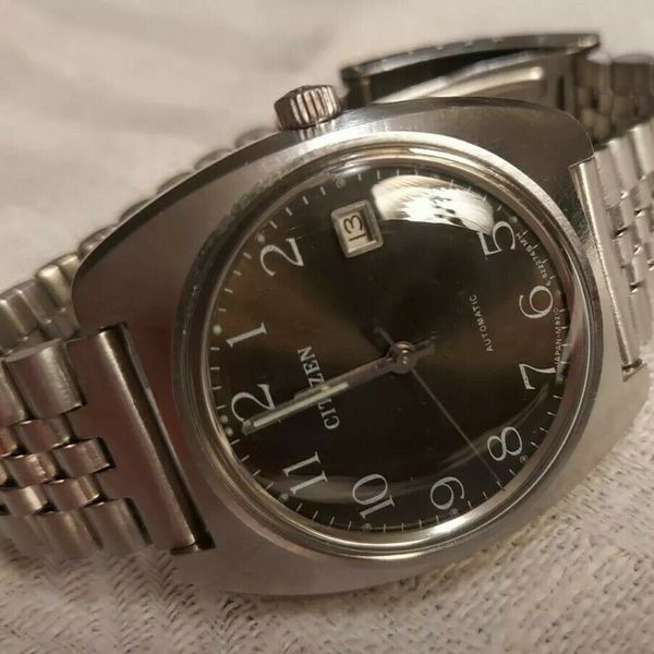Montre Citizen Automatique Vintage Années 65-75 - 17 Rubis, Jour/date - Acier - Occasion Rénovée