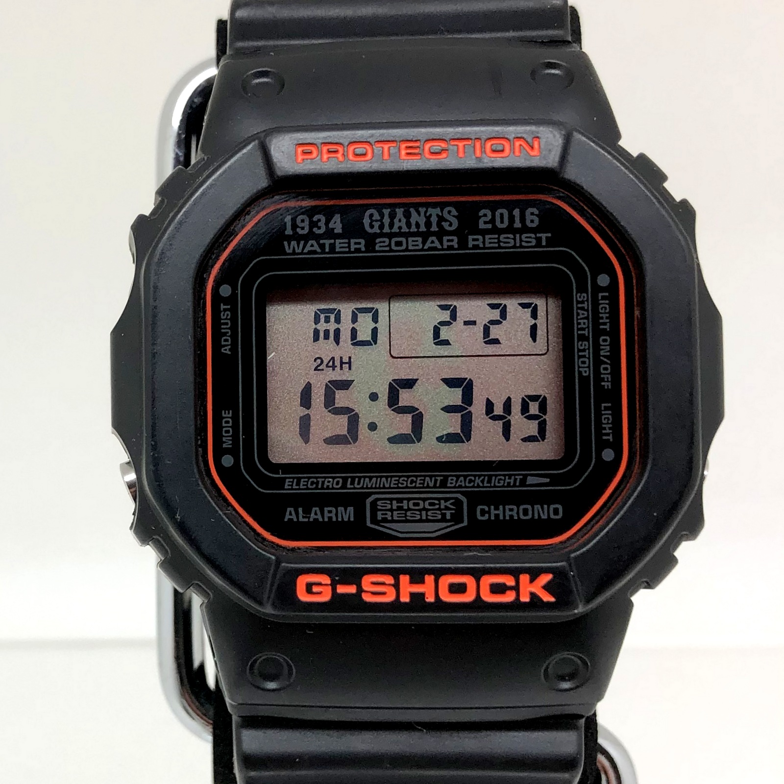 G-SHOCK CASIO Casio DW-5600YG-1JR watch Yomiuri Giants 410 G-Po