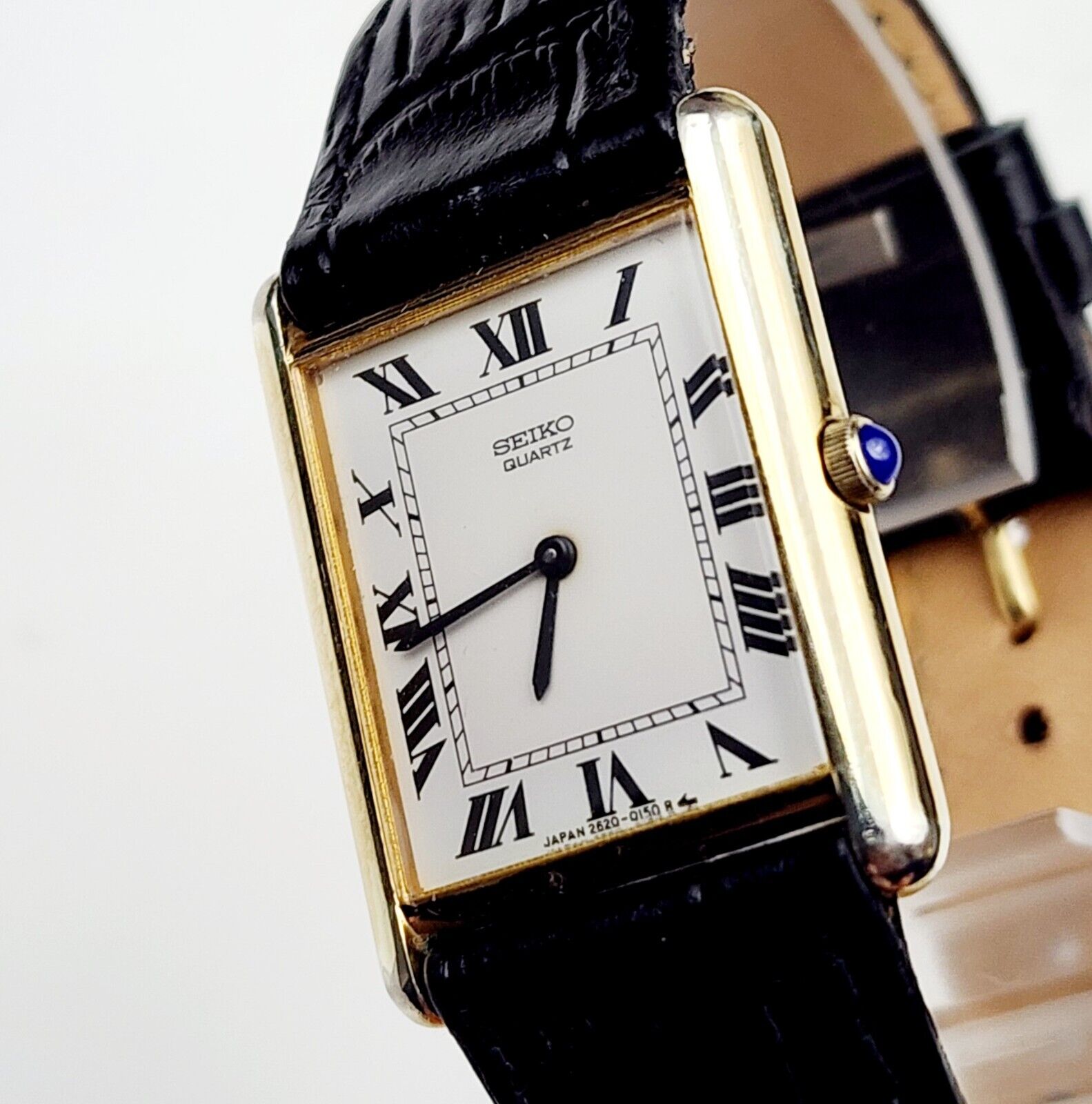 ヴィンテージ セイコー 2620 タンク ローマン文字盤 稼働品 美品 希少