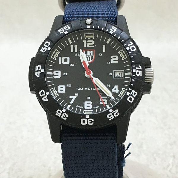 [Used] LUMINOX Quartz watch / Analog /-/ WHT / NVY [Clothing ...