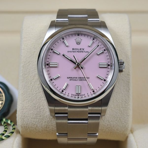 FS: BNIB Rolex Oyster Perpetual (OP36) 126000 Candy Pink Dial ...