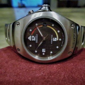 SEIKO KINETIC 3M22-0D30 自動巻き時計 Vintage Rare Seiko Kinetic Arctura 3M22-0D30 3M22 0D30 Watch Orig