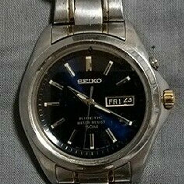 Men's Seiko Kinetic Watch 5M63-0AC0 - 50m | WatchCharts Marketplace