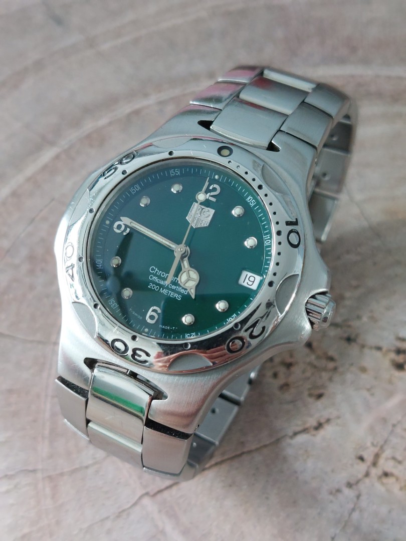 Tag Heuer Kirium Chronometer WL5112 Stainless Steel Green Dial