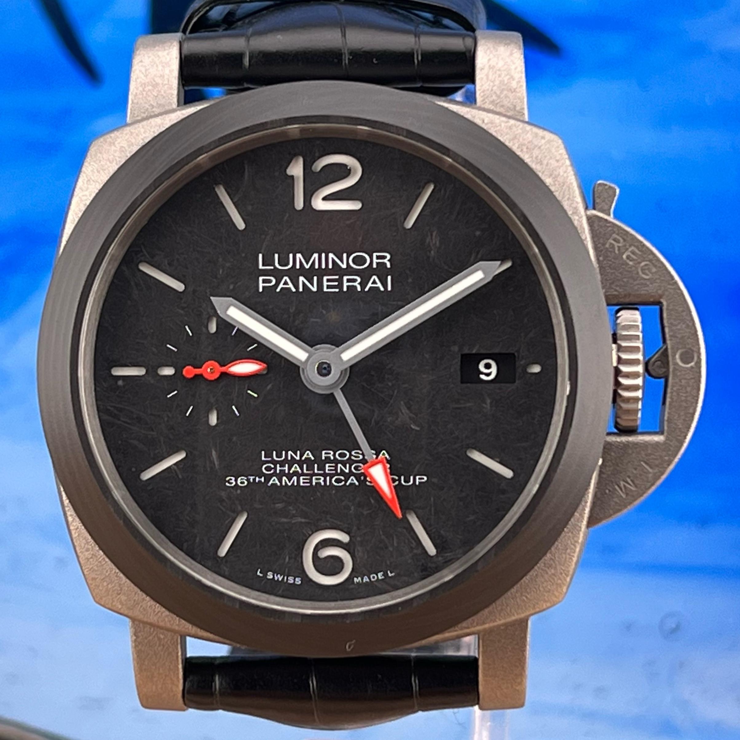 FS Panerai PAM01096 Carbotech Luminor 1950 Luna Rossa GMT 42mm