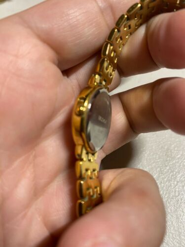 TISSOT 329.S825 Quartz watch 14cm Gold Tone Ladies Watch