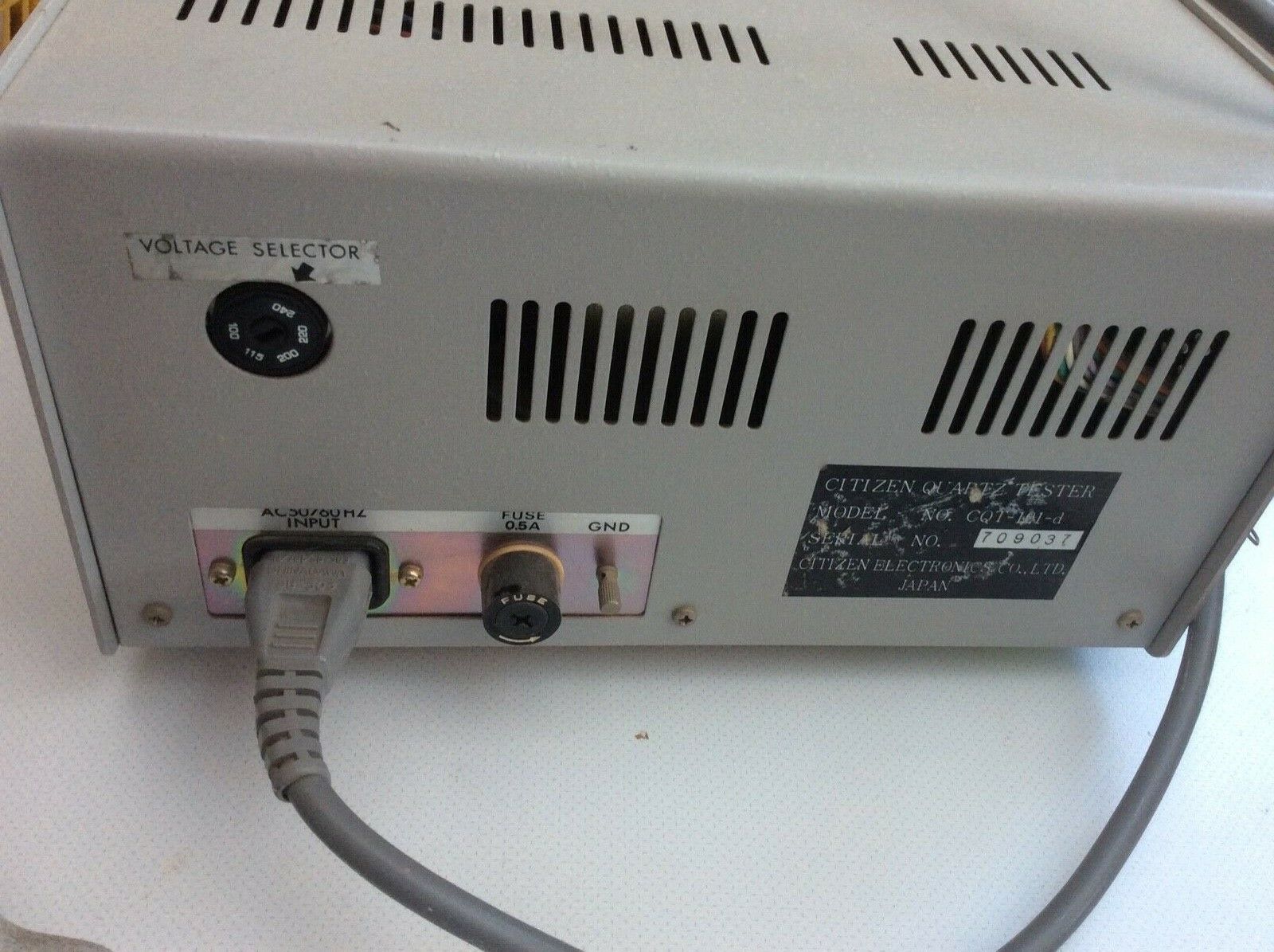 シチズン クォーツテスター CQT-101-d 稼働確認済み ジャンク品