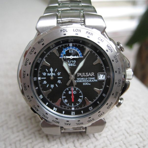 FS : PULSAR WORLD TIMER CHRONOGRAPH....VIRTUALLY AS NEW | WatchCharts ...