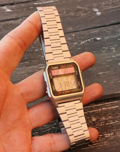 カシオ　ビンテージデジタル　ソーラーパネル　wl-50 cal.617 Casio WL-50 (617)CASIO Vintage solar Digital Watch.Rare retro