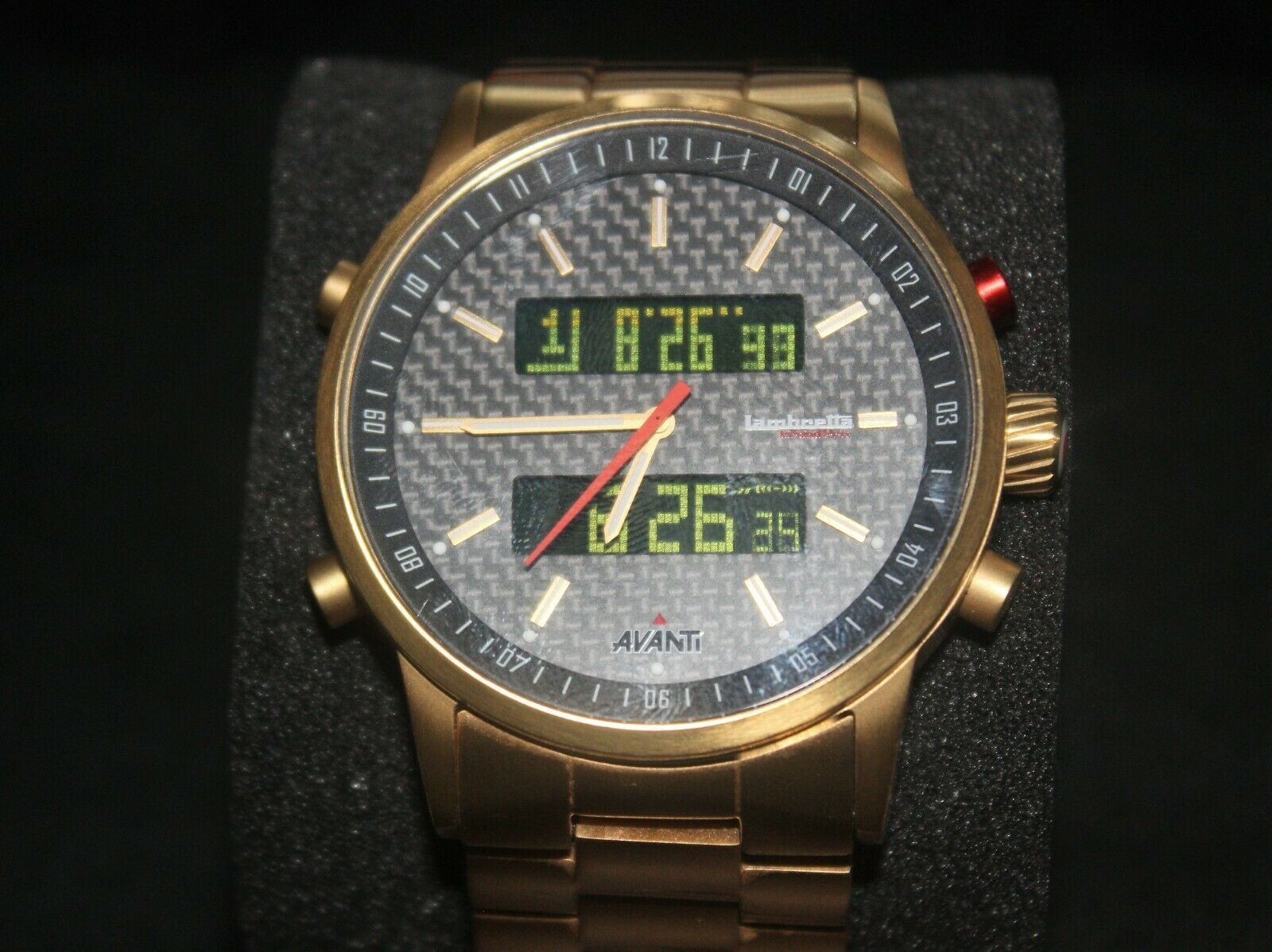 Lambretta avanti grand prix 時計 中古 LAMBRETTA AVANTI MEN'S WATCH IN RARE GOLD COLOUR EDITION RRP £400