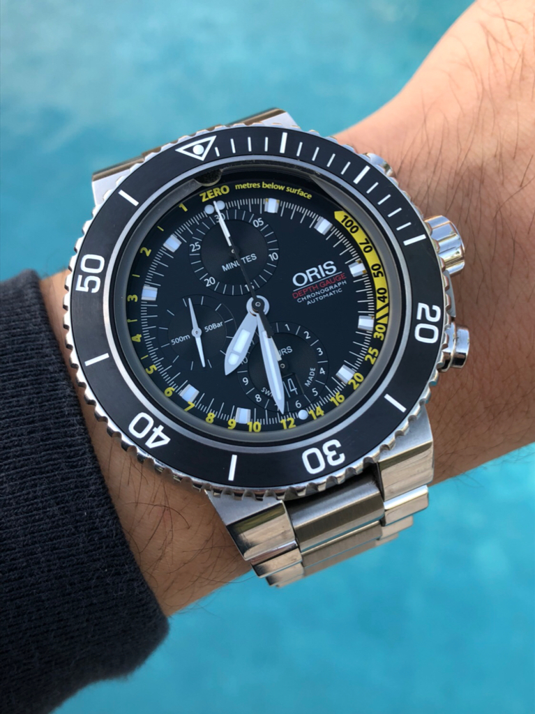 Oris Aquis Depth Gauge Chronograph 77477084154