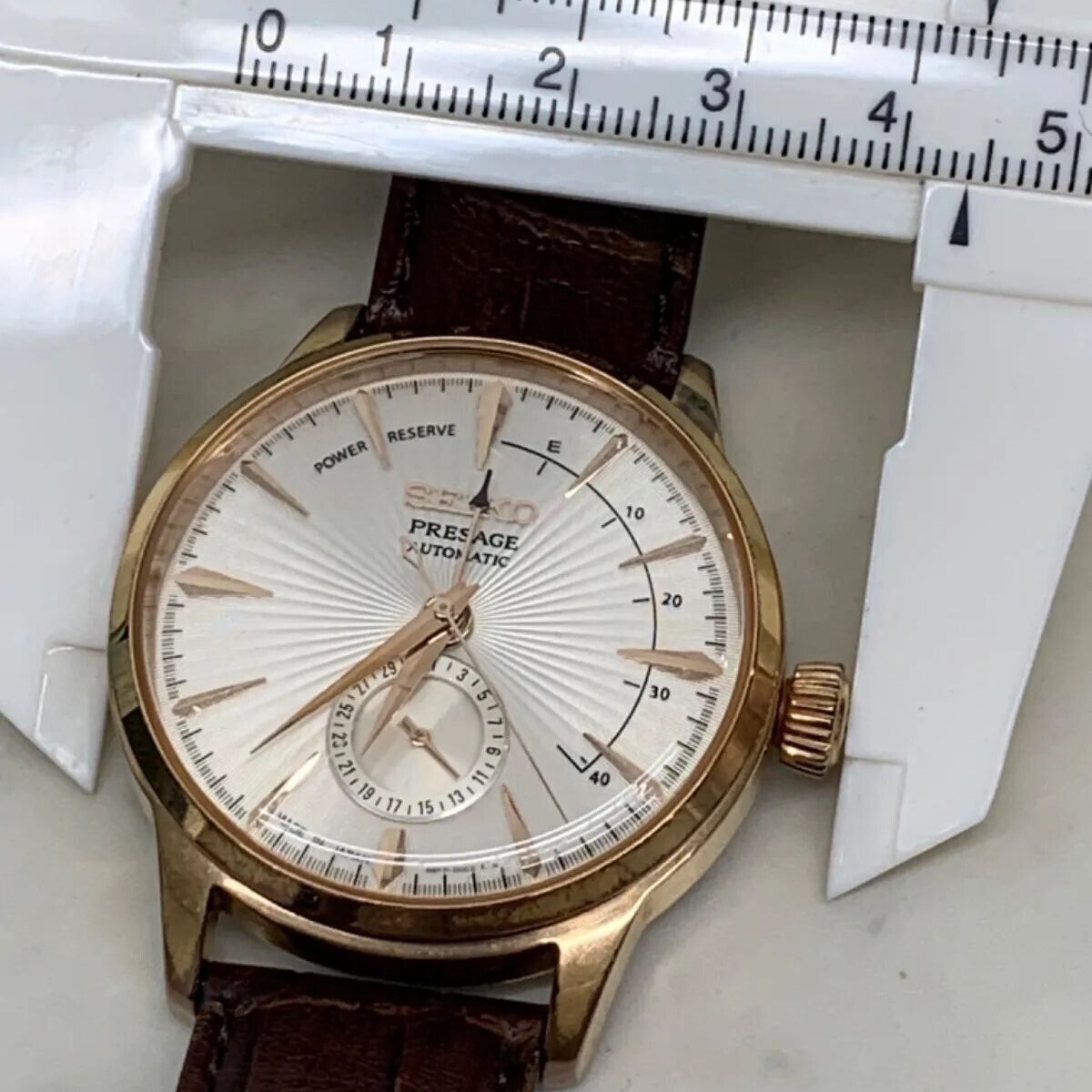 SEIKO Presage 4R57-00E0 Power Reserve Automatic Analog Authentic