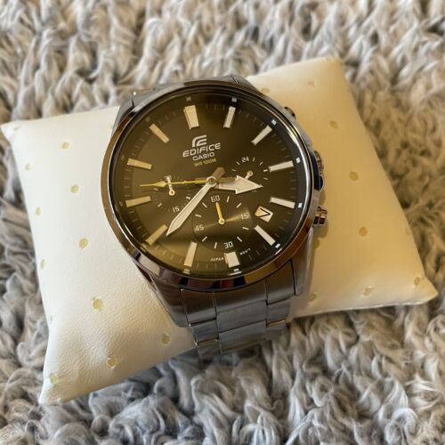 CASIO EDIFICE EFV 510D 1AVUEF 5434 MEN S STAINLESS STEEL CHRONOGRAPH WATCH NEW WatchCharts Marketplace