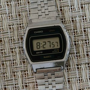 Casio B612 350 Japan 1985 Black Digital Collectible Quartz Lithium | WatchCharts