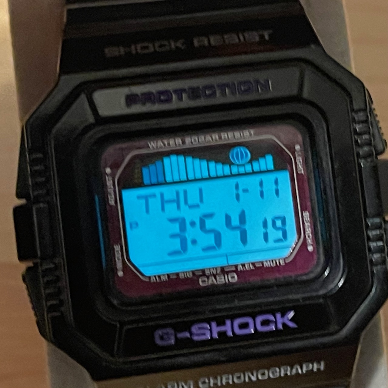 WTS] Casio G-Shock GLX-5500-1 Vintage Black Surf Tide & Moon 