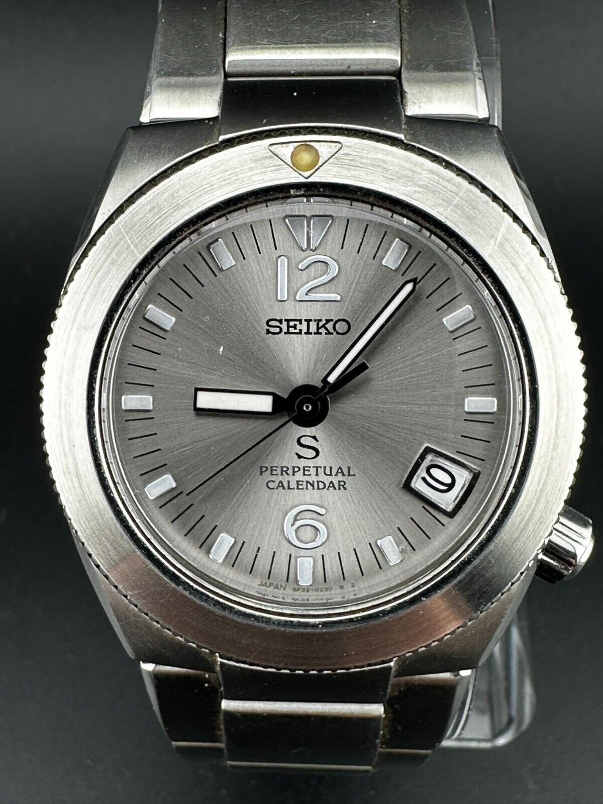 Seiko Men's Perpetual Calendar Date Quartz Watch Stainless Steel
