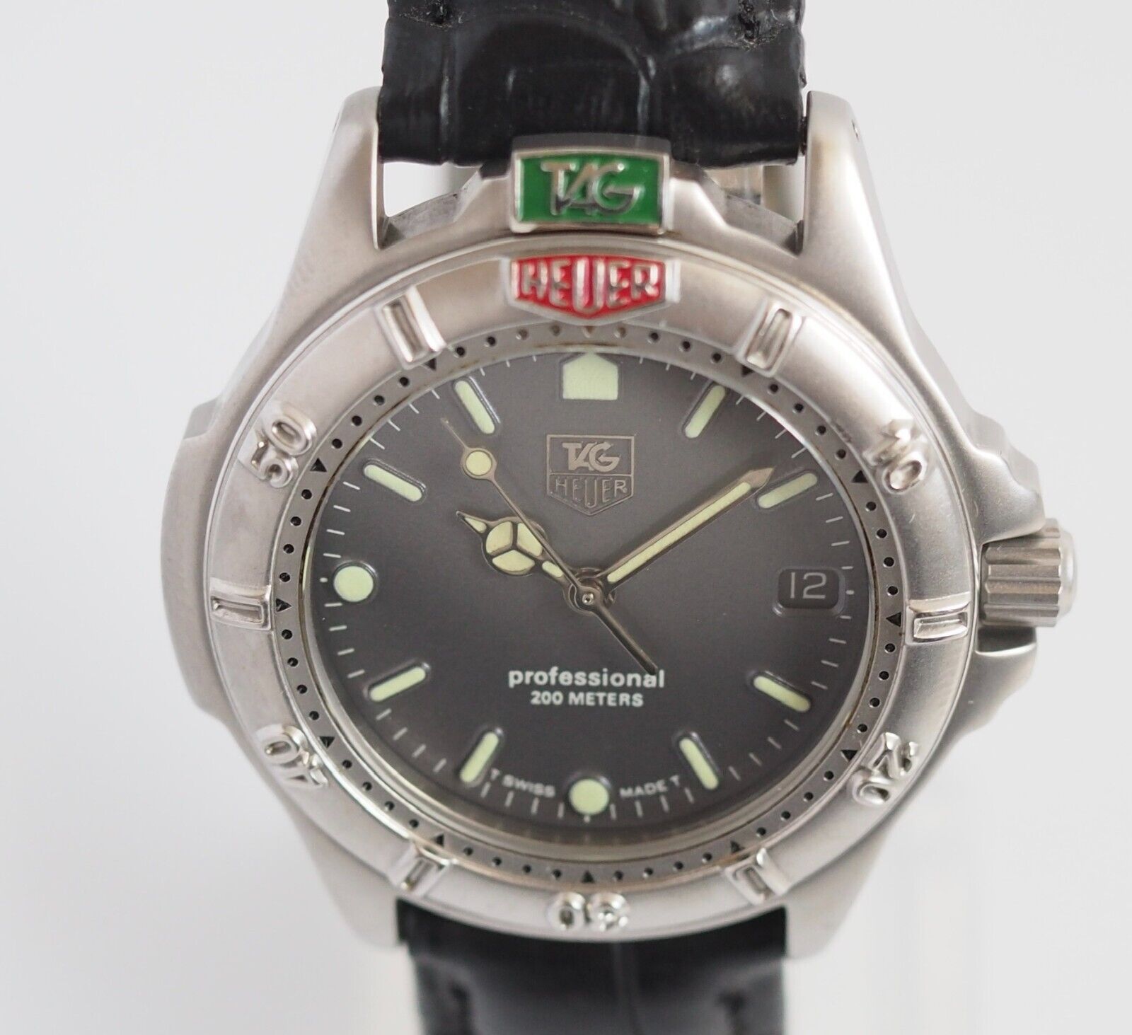 TAG Heuer 4000 Professional 200m 999.213A Quartz Gray Dial Date