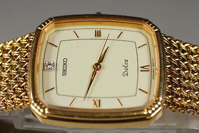 Seiko セイコー Dolce 5E31-5A90 ゴールド ダイヤ Seiko Dolce 5E31-5A90 - 9611277009225 - 58 Facettes