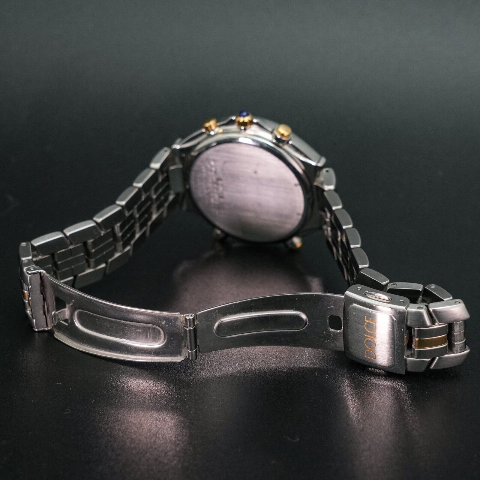 N-MINT] SEIKO DOLCE Moon Phase 7T36-6A90 Alarm Chronograph Vintage