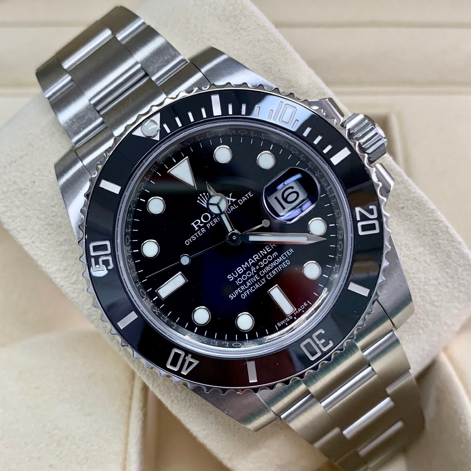 FSOT MINT 2018 Rolex Submariner Date Black Dial 40mm 116610LN