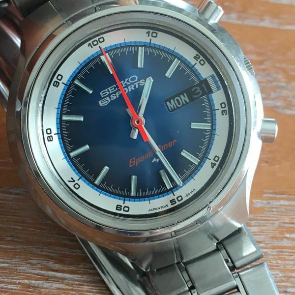 Seiko 5 Sports Speedtimer 7015-8000 Chronostop Flyback | WatchCharts
